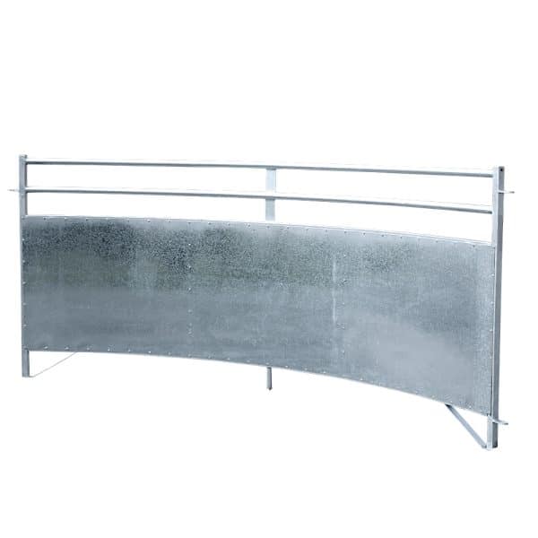 8’ Solid Curved Tub Panel