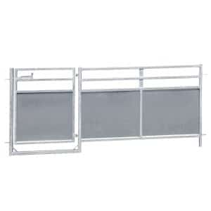 8’ Solid Panel with 3’ Door