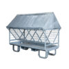 hay feeder with lid 2A - Big Square Bale Feeder