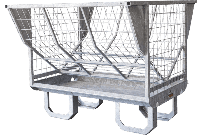 Round Bale Hay Feeder - Goat Hay Feeders