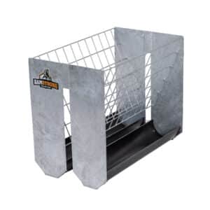 2-Sided Hay Rack with Feed Trough