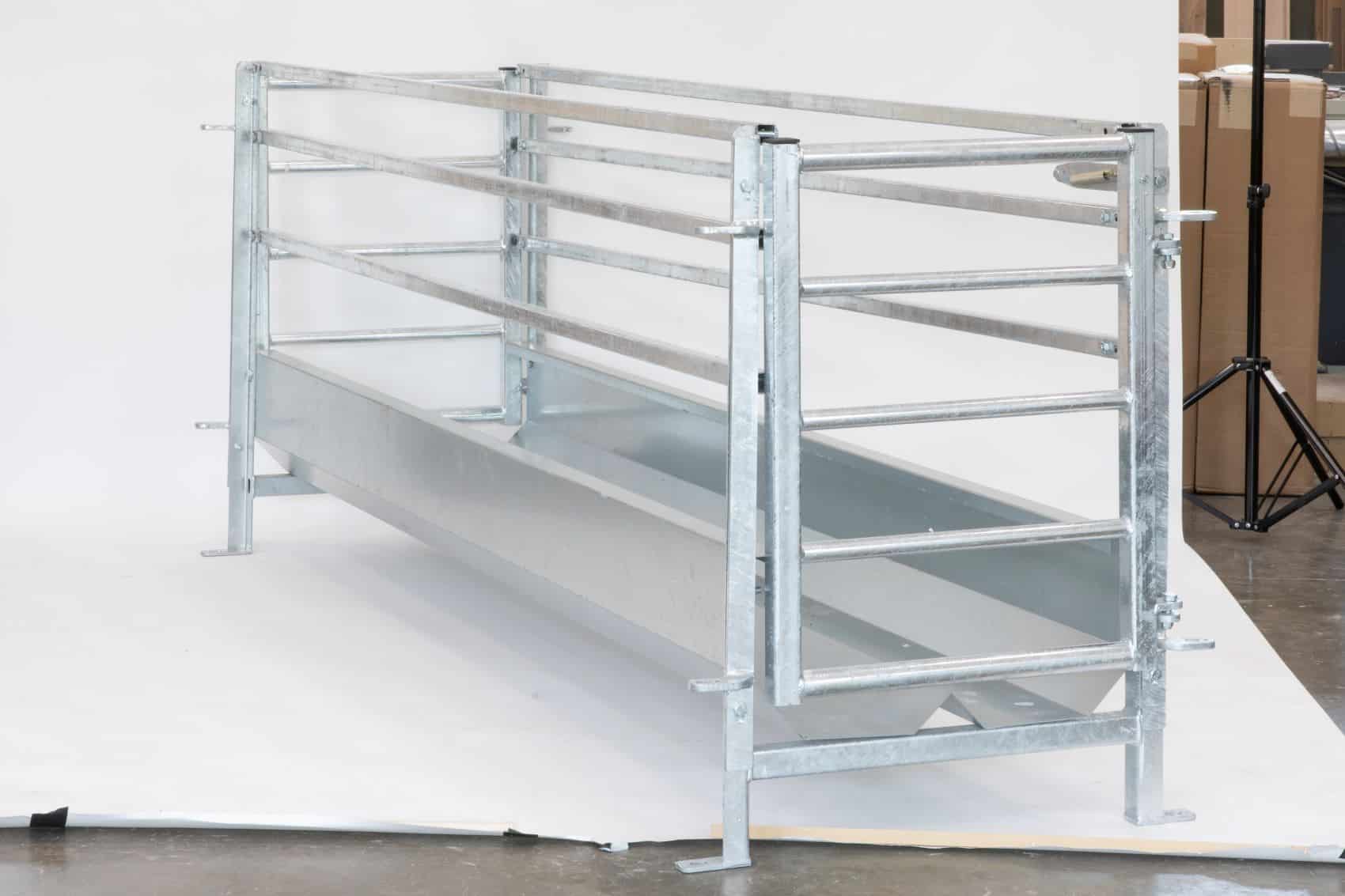 10 foot walk through hay rack 2 - 10' Sheep Double sided Walk Through with hay rack