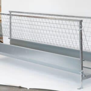 8' Sheep Double sided Walk Through with hay rack