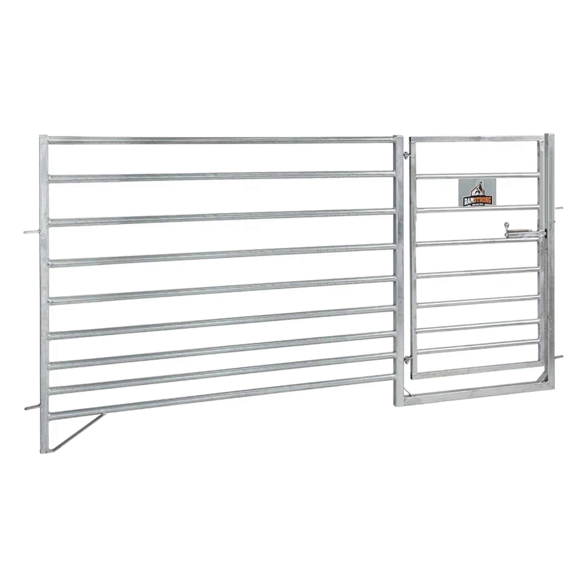 8' Open Bar Panel with 3' Door, 49" tall – RamStrong